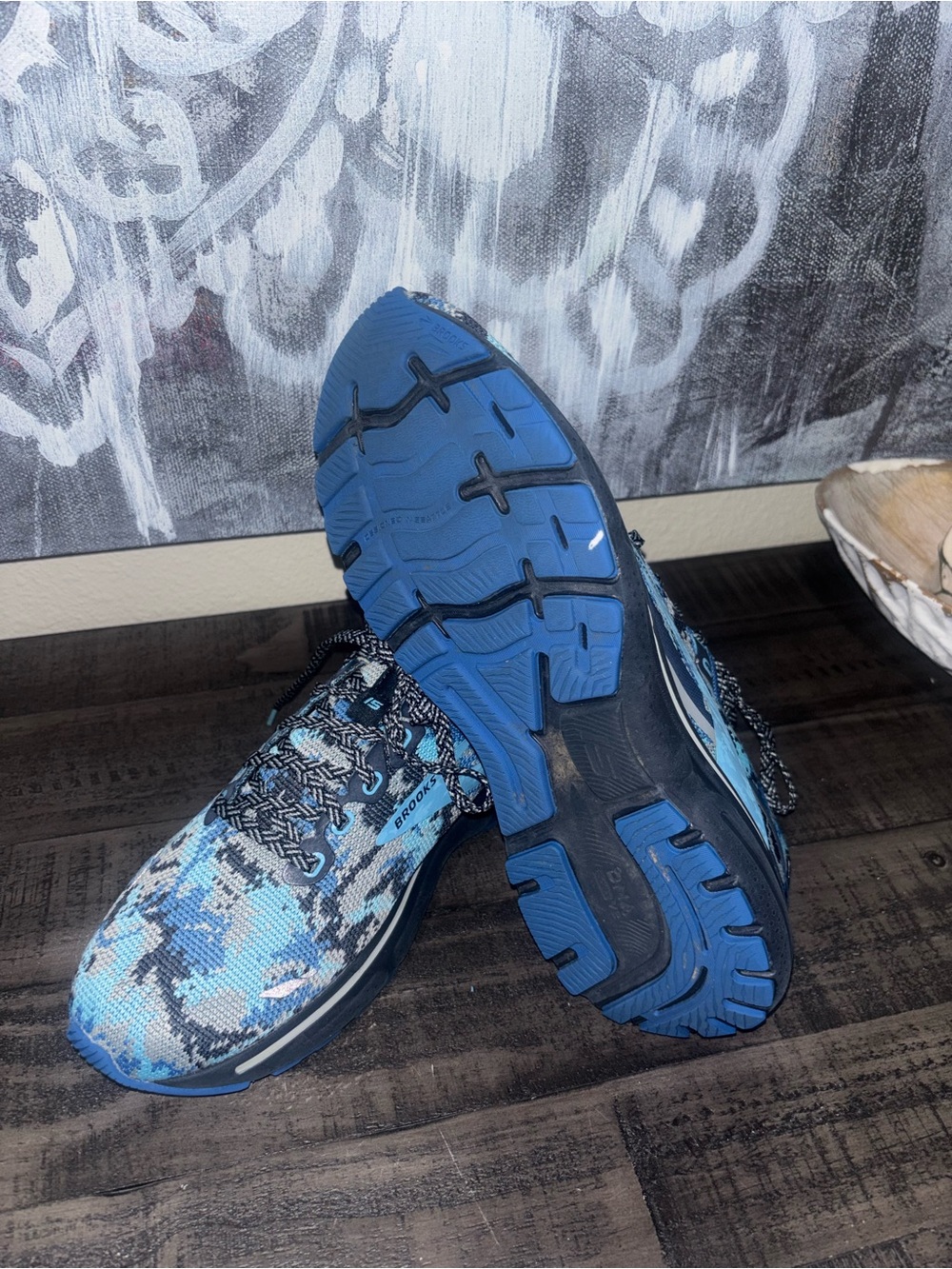 Brooks Ghost 15 Star/Eclipse/Grotto limited edition color pattern Womens SZ 8.5 - Picture 4 of 12